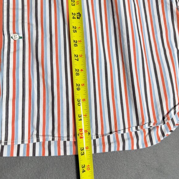 Tommy Hilfiger Men's Long Sleeve Buttons Striped Multicolor Shirt Size XXL - Picture 8 of 8